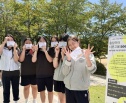 광주 경화여중 배너 전시회